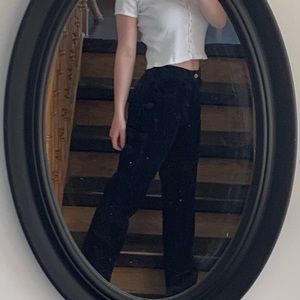 Brandy Melville navy blue Bennett pants
